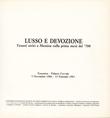 Lusso e devozione