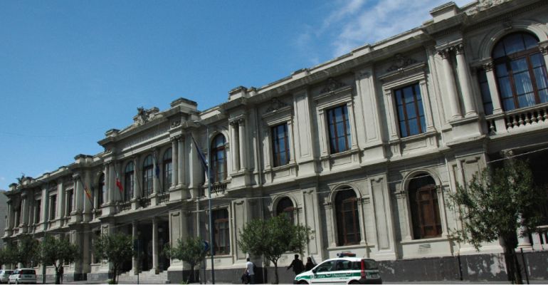 Palazzo dei Leoni - sede dello sportello URP della Città Metropolitana di Messina