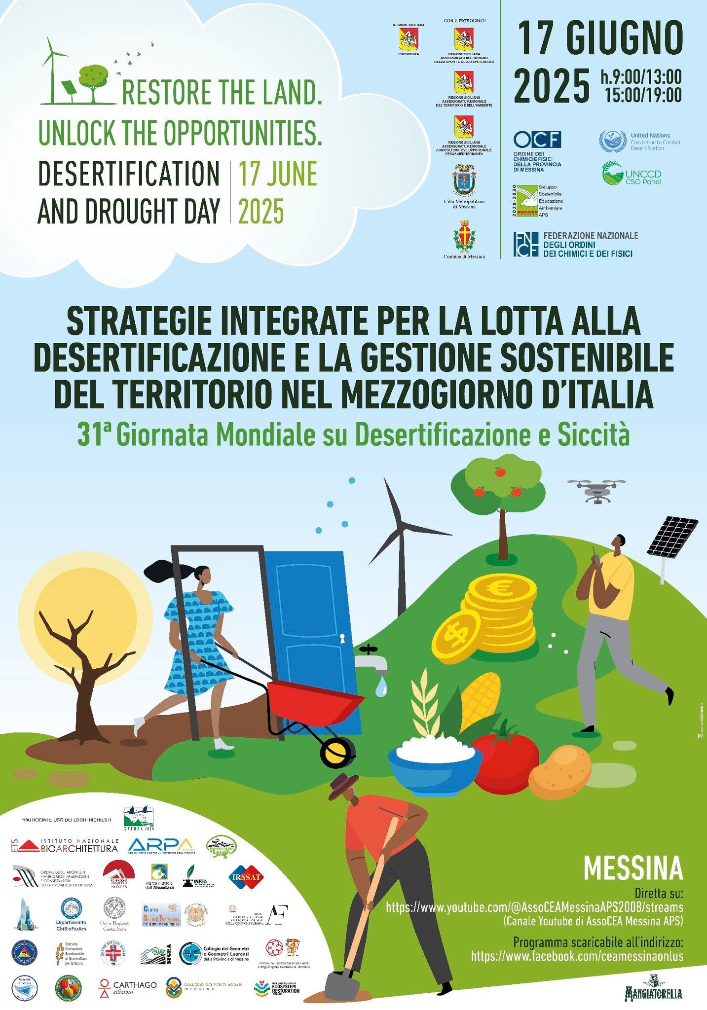 Strategie integrate per la lotta alla desertificazione e la gestione
sostenibile del territorio nel Mezzogiorno d'Italia
17 GIUGNO 2025